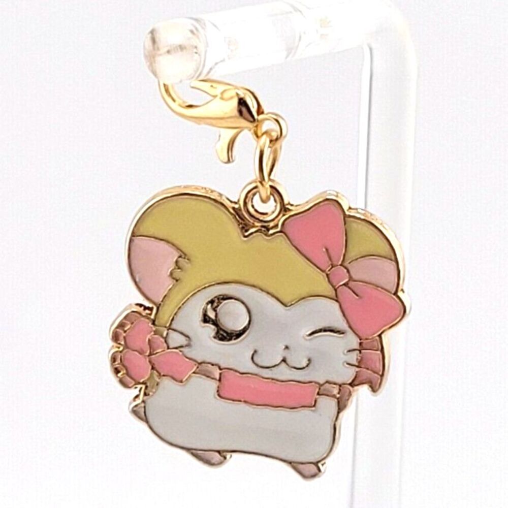 Pashmina - Hamtaro Gold Metal Character Charm